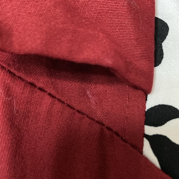 SWING DRESS/ Retro dress/ pin up dress/ maroon Size Lg - Picture 10 of 16